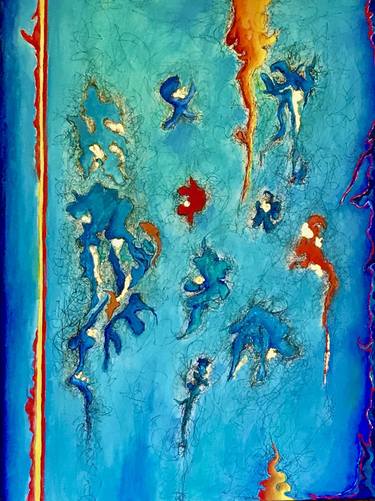 Original Abstract Expressionism Abstract Paintings by Adrian Gibbs