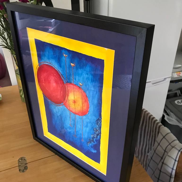 Original Outer Space Painting by Adrian Gibbs