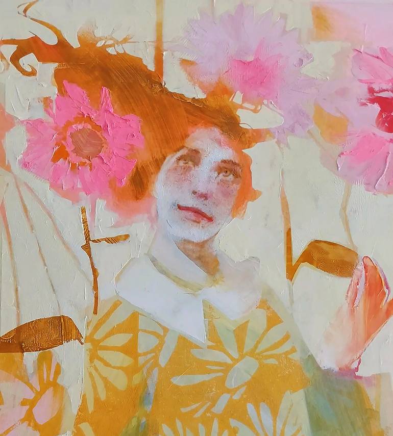 Original Figurative Women Painting by Lilas Blano