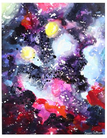 Print of Outer Space Paintings by Sharon Caminero