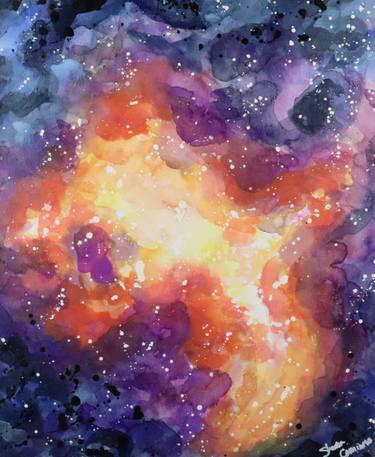 Print of Abstract Outer Space Paintings by Sharon Caminero