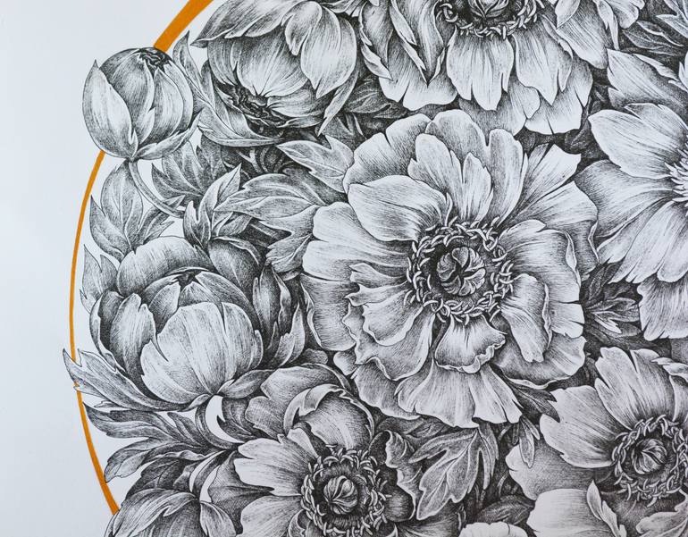Original Figurative Fantasy Drawing by Elena Motrich