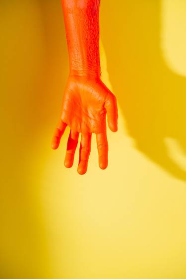 Saatchi Art Artist Katya Havok; Photography, “The Orange Hand - Limited Edition of 10” #art