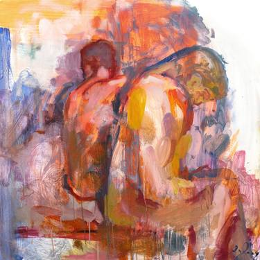 Original Abstract Expressionism Men Paintings by Gavin Dobson