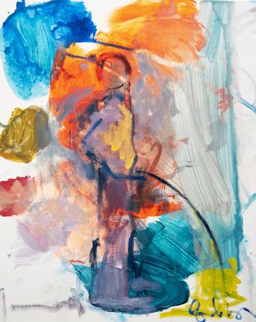 Original Abstract Expressionism Men Paintings by Gavin Dobson