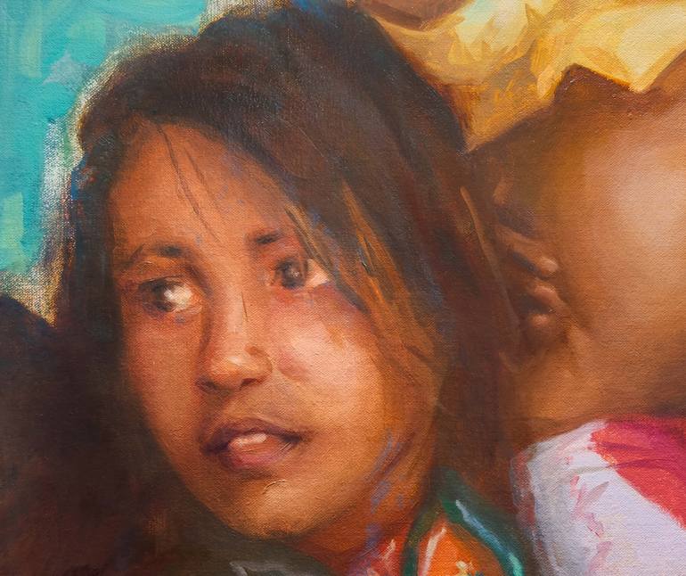 Original Figurative People Painting by Akshita Monga