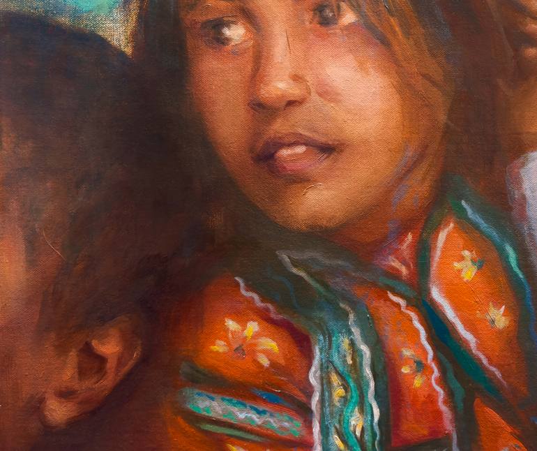 Original Figurative People Painting by Akshita Monga