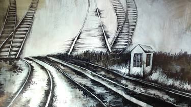 Print of Conceptual Train Drawings by Allison Lee