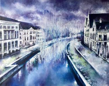 Print of Impressionism Cities Paintings by Allison Lee