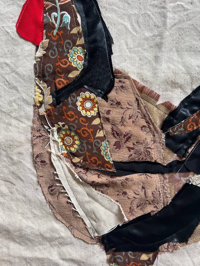 Original Abstract Animal Collage by Agata Strokata