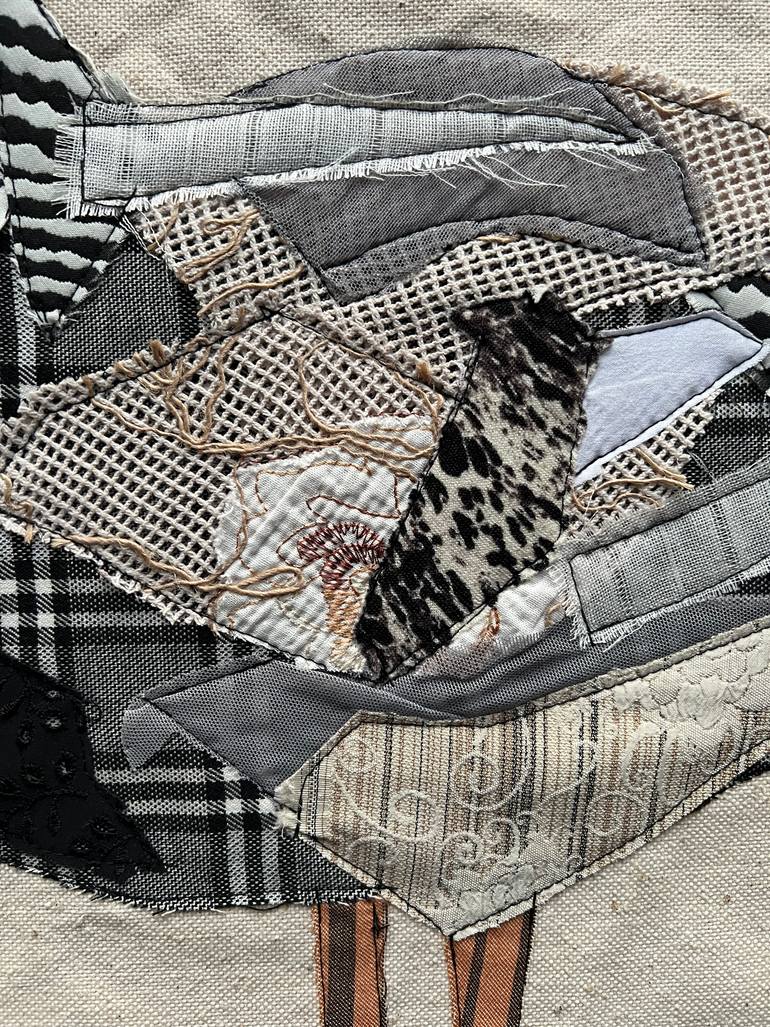 Original Abstract Animal Collage by Agata Strokata