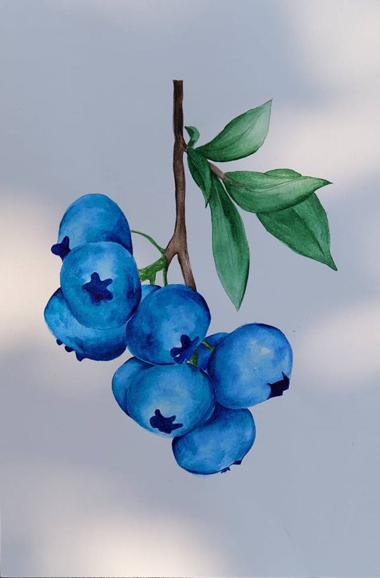 Blueberry Painting