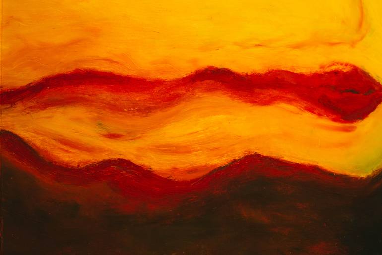 Original Abstract Expressionism Fantasy Painting by Sofia Pereira