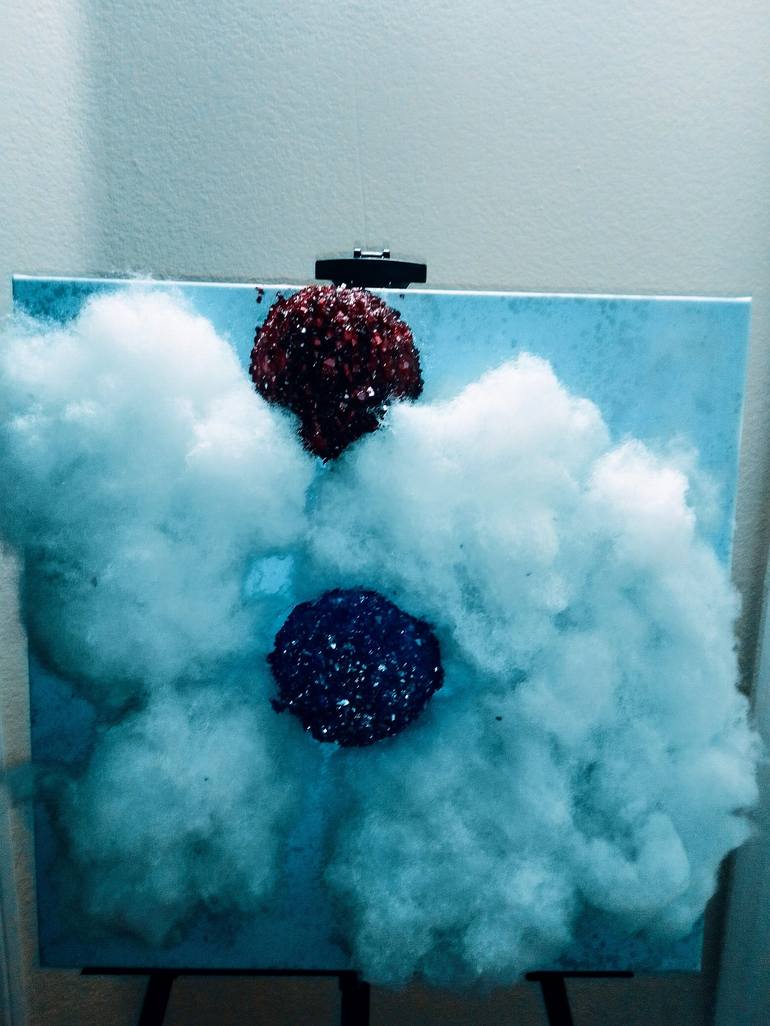 Snocone Sky Painting by Natalie Senenfelder | Saatchi Art