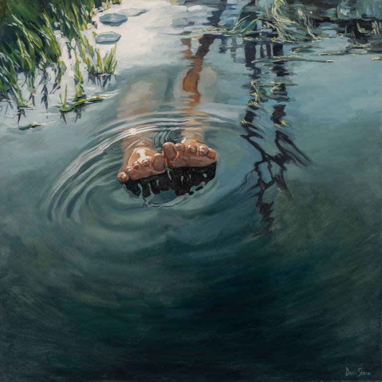 Shallow Water Painting by Devon Sharon   Saatchi Art