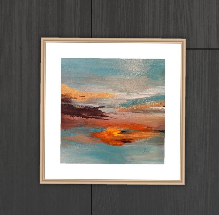 Sunset Painting by Rana Sharaiha | Saatchi Art