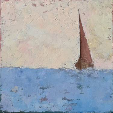 Print of Abstract Sailboat Paintings by Dara Volvich