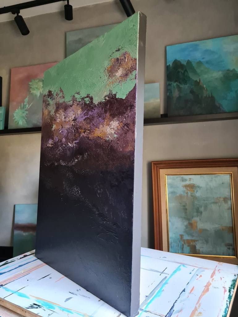 Original Abstract Expressionism Abstract Painting by Dara Volvich