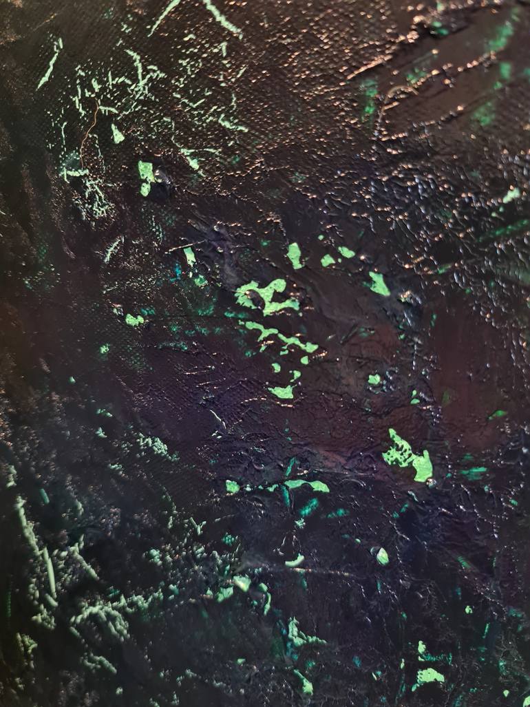 Original Abstract Expressionism Abstract Painting by Dara Volvich