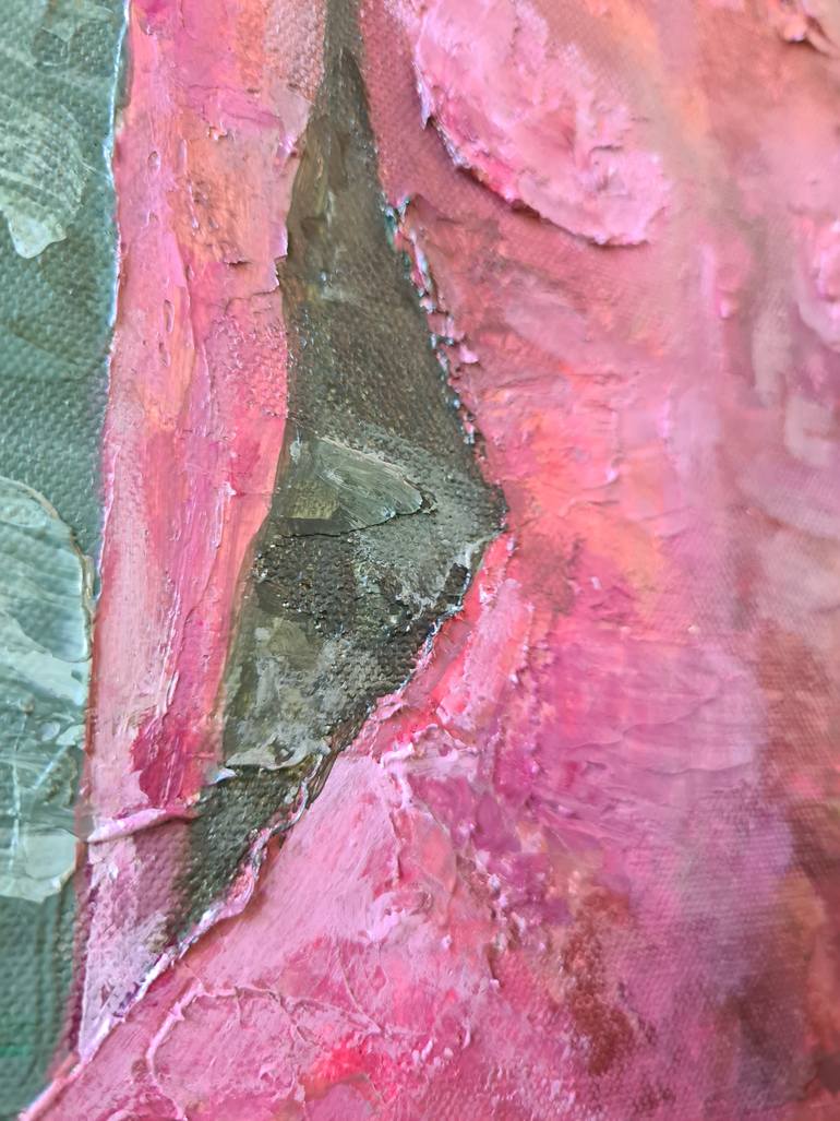 Original Abstract People Painting by Dara Volvich