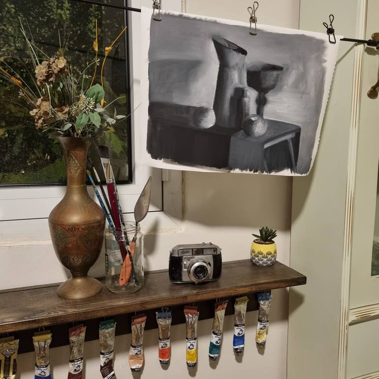 Original Figurative Still Life Painting by Dara Volvich