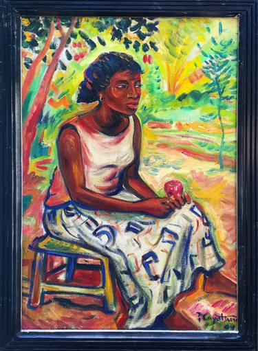Original Expressionism Women Paintings by The Cayetano Gallery