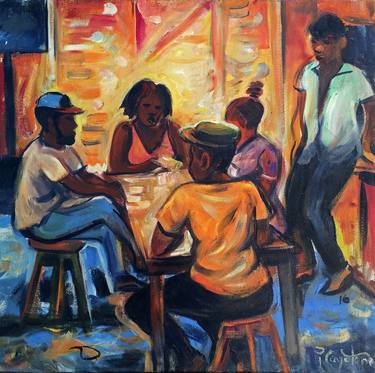 Original Expressionism World Culture Paintings by The Cayetano Gallery