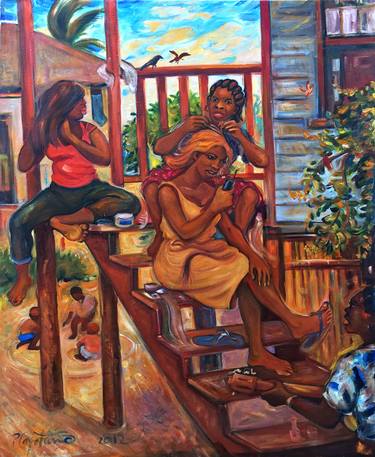 Original Women Paintings by The Cayetano Gallery