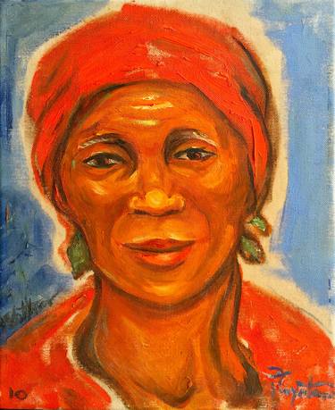 Original Portraiture Women Paintings by The Cayetano Gallery