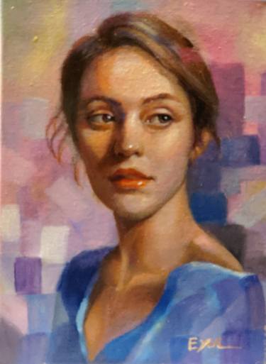 Original Figurative Portrait Paintings by Eun Yun