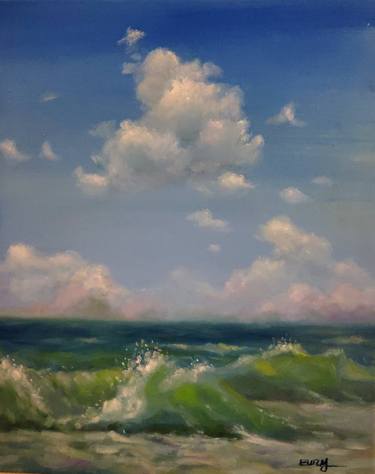 Original Fine Art Seascape Paintings by Eun Yun