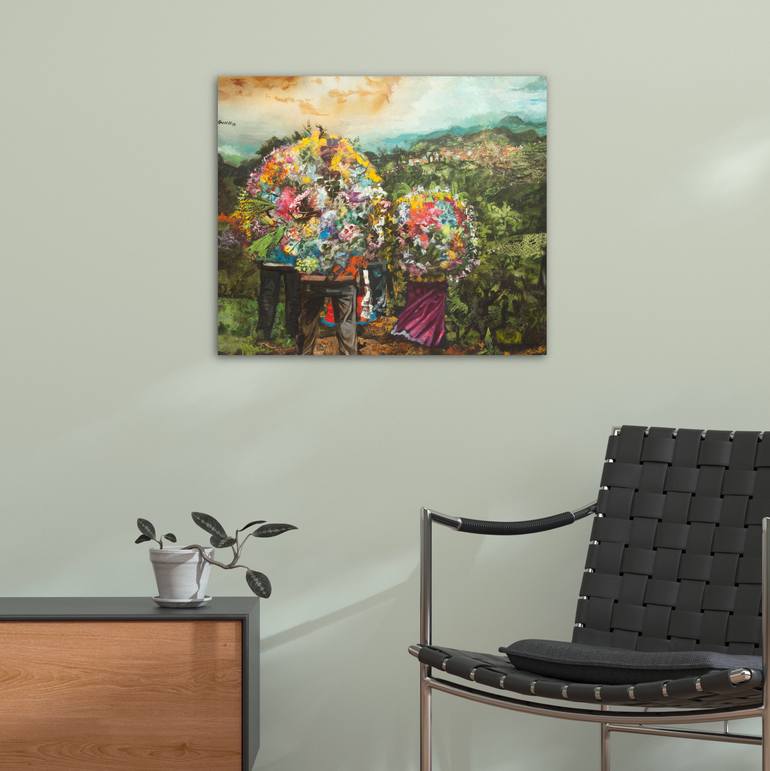 Original Figurative Landscape Painting by Fernando Oramas