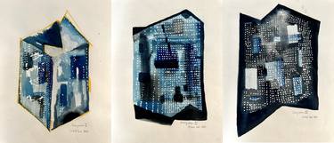 Original Conceptual Abstract Drawings by Ernest Lee