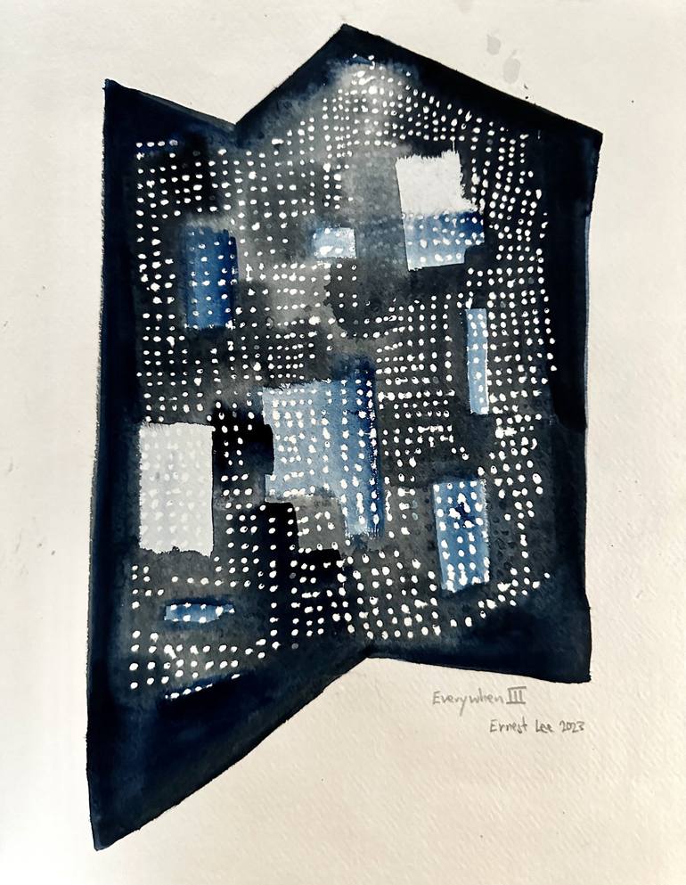 Original Abstract Drawing by Ernest Lee