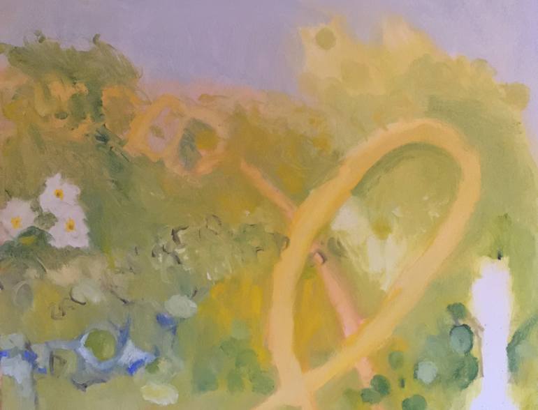 Original Abstract Rural life Paintings by Ernest Lee