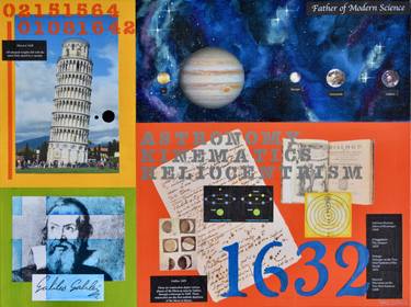 Print of Science/Technology Collage by Liz Alzona