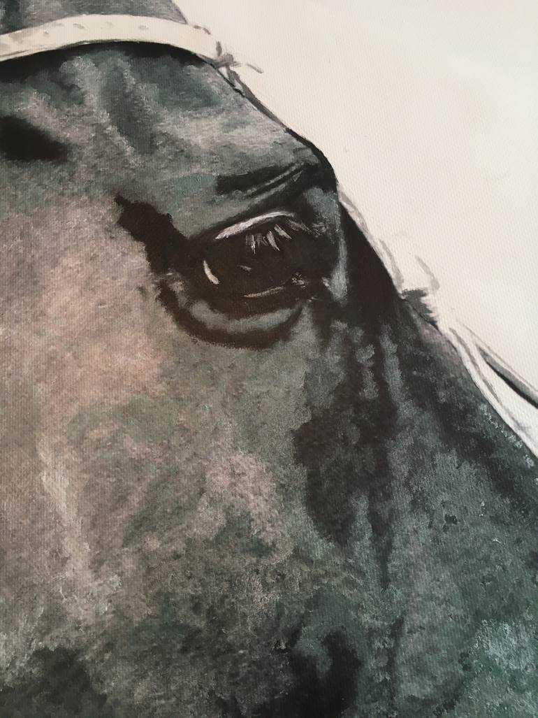 Original Other Horse Painting by Jorge E Contreras Salcedo