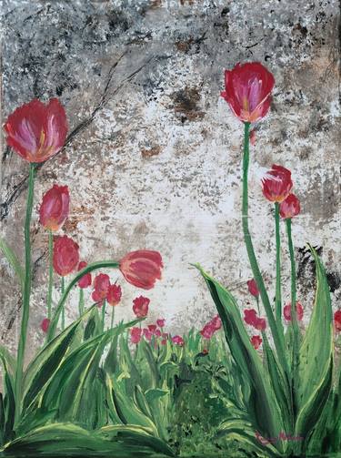 Original Floral Paintings by Rachana Mathradan