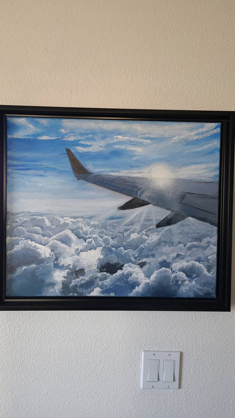 Original Aeroplane Painting by Rachana Mathradan