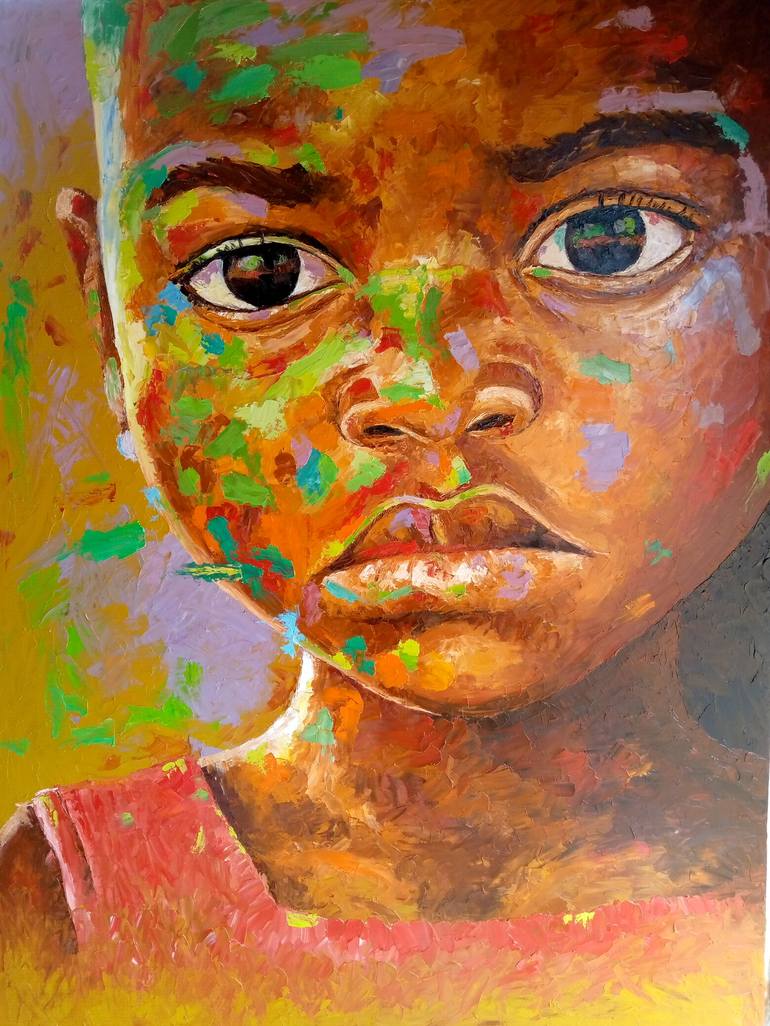african boy art