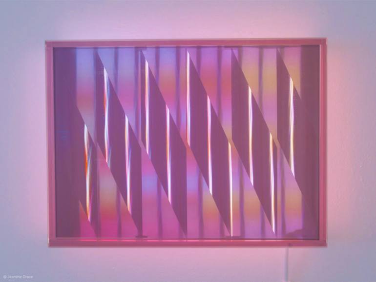 Original Abstract Light Installation by Jasmine  Grace