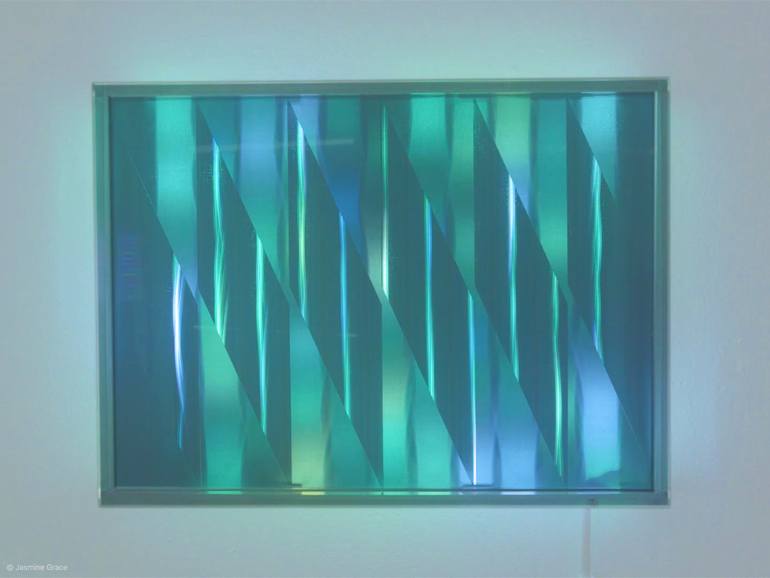 Original Abstract Light Installation by Jasmine  Grace