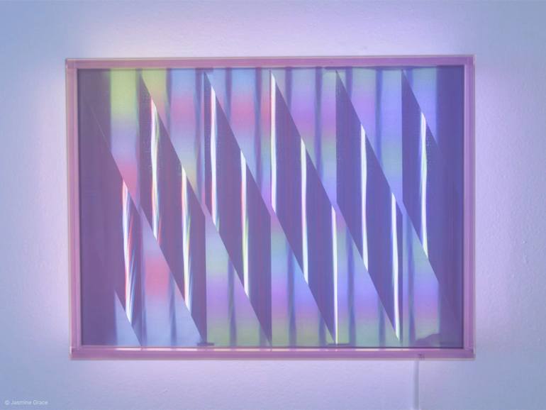 Original Abstract Light Installation by Jasmine  Grace
