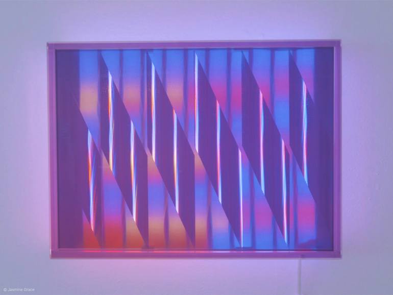 Original Abstract Light Installation by Jasmine  Grace