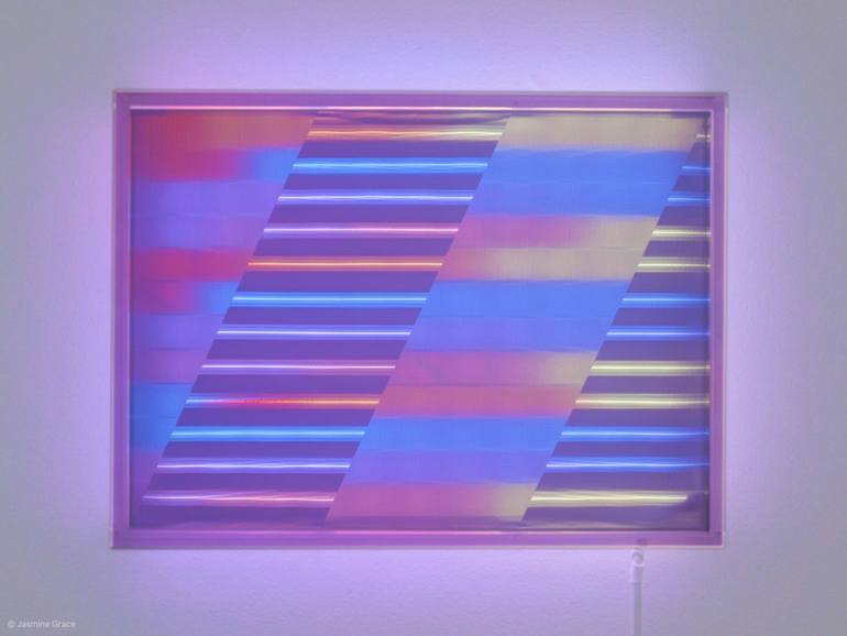 Original Abstract Light Installation by Jasmine  Grace