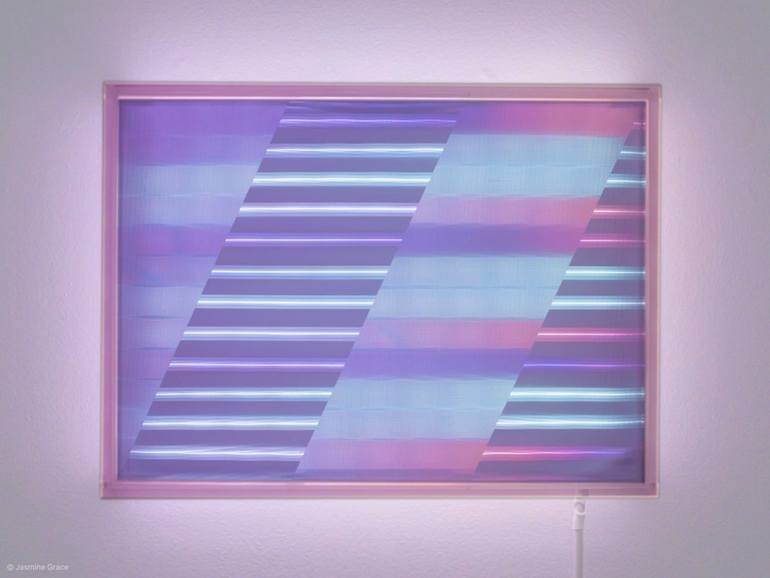 Original Abstract Light Installation by Jasmine  Grace