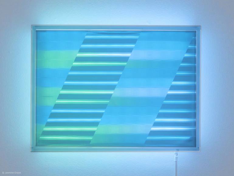 Original Abstract Light Installation by Jasmine  Grace