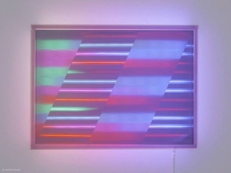 Original Abstract Light Installation by Jasmine  Grace