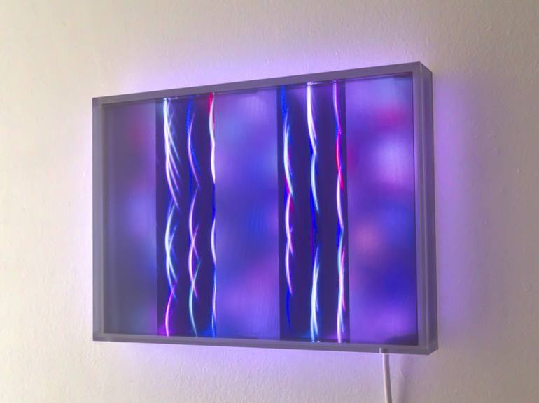 Original Abstract Light Installation by Jasmine  Grace