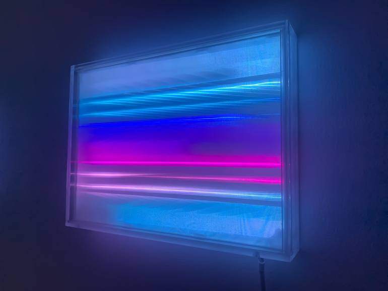 Original Abstract Light Installation by Jasmine  Grace